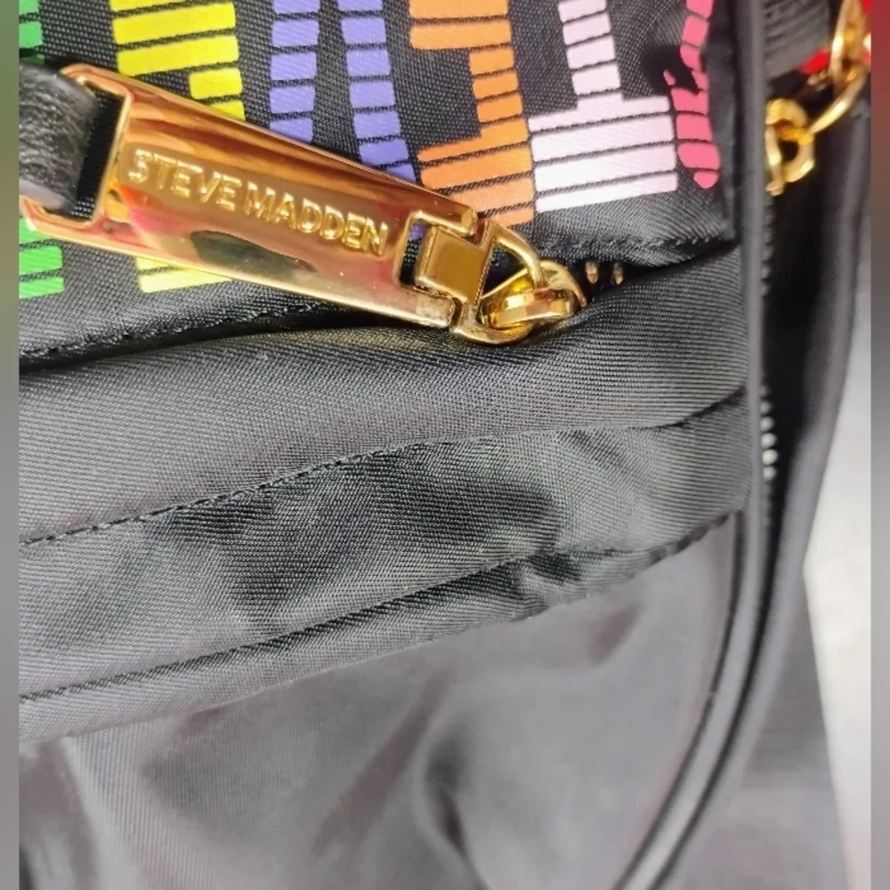 Steve Madden Bminiforce Mini Backpack Black Nylon OS